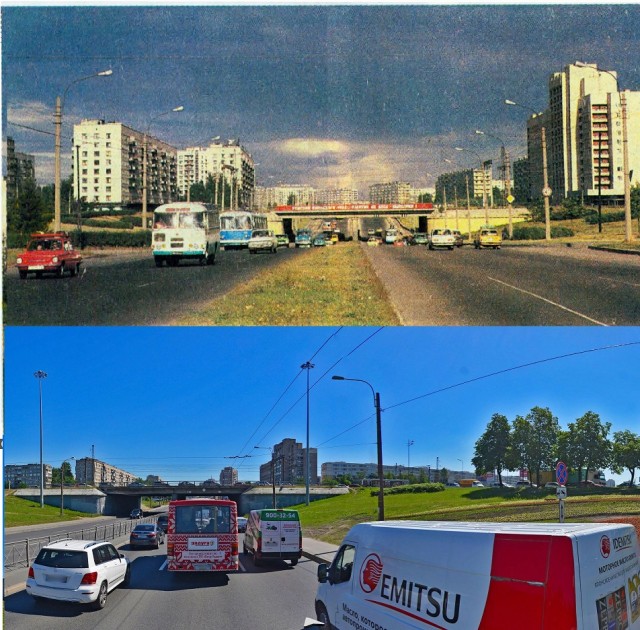 Старые и современные фото Санкт-Петербурга