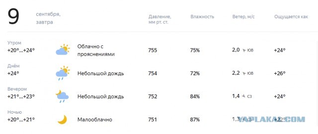 А какая осень у вас?