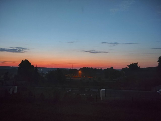 Летний вечер в деревне