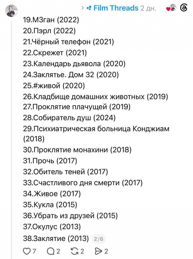 100 фильмов ужасов, которые стоит посмотреть хотя бы раз в жизни, собрали в сети.
