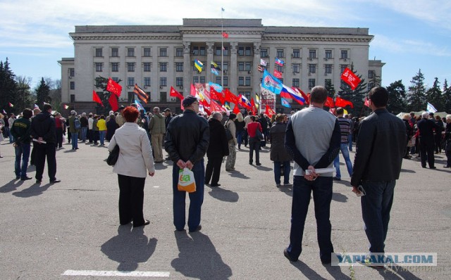 Многочисленный митинг в Одессе