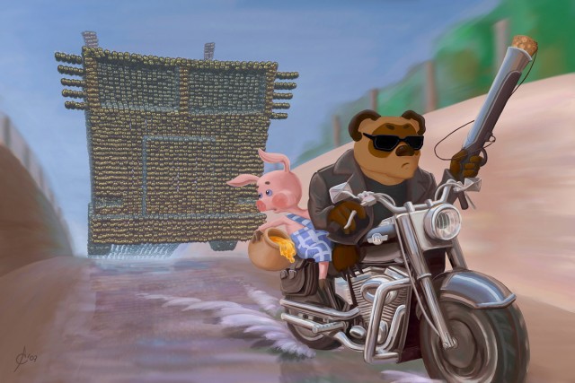 Винсент-Пух и Джулс-тигра