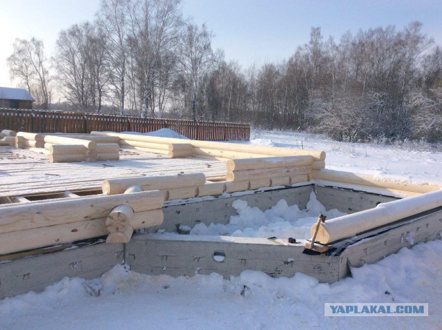 Строительство дома на даче