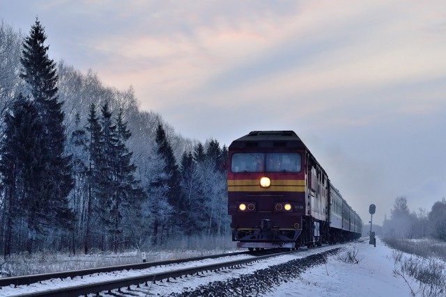 Зимняя железная дорога