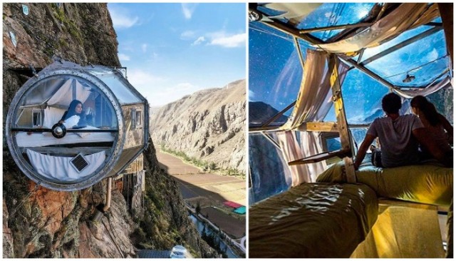 Прозрачный отель под миллионом звезд в Священной долине инков