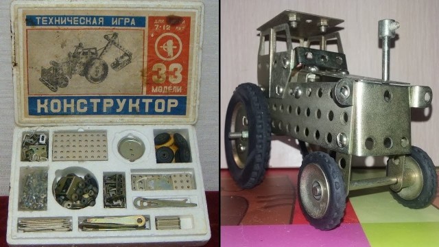 Металлические конструкторы, популярные в СССР