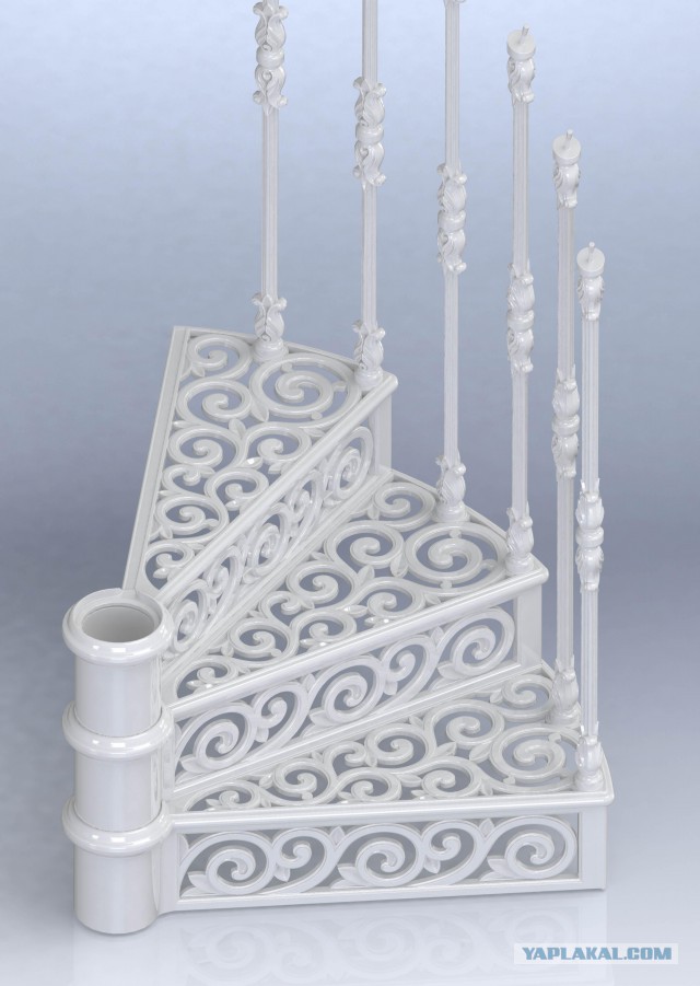 Изготовление винтовой лестницы