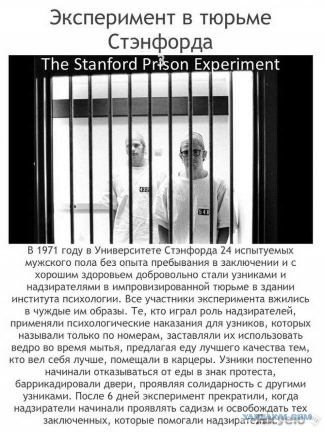 Самые аморальные эксперименты в истории