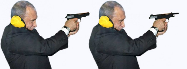 Фотожаба: Путин и пистолет