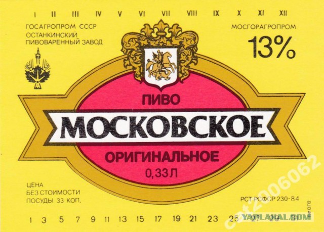 Воспоминания о пиве в СССР