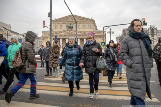 Прогулка по Москве, февраль