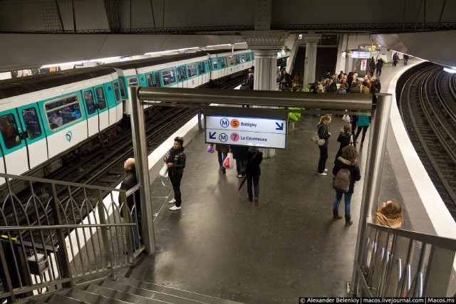 Парижский метрополитен.