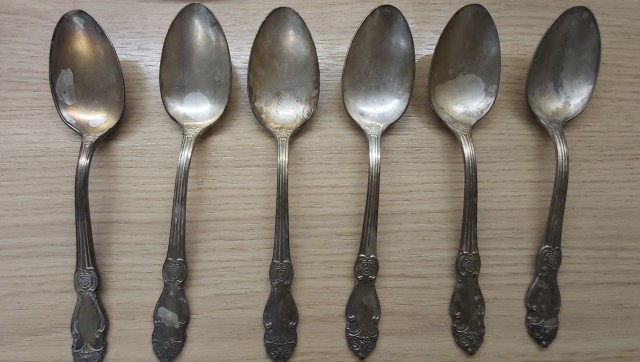 МНЦ ложки. Мельхиоровые ложки