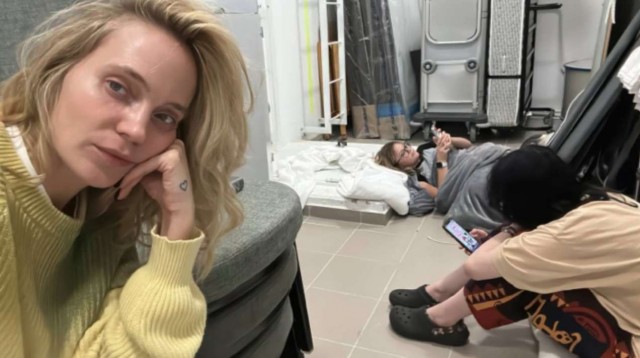 Глюкоза вместе с дочками и мужем застряла в бомбоубежище Израиля