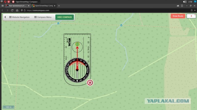 Как промахнуться по азимуту, имея карту и компас?