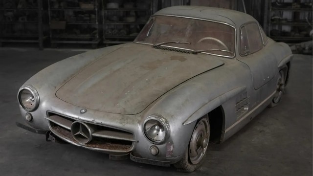 Старый Mercedes, забытый в сарае на полвека, оценили в 6 миллионов долларов