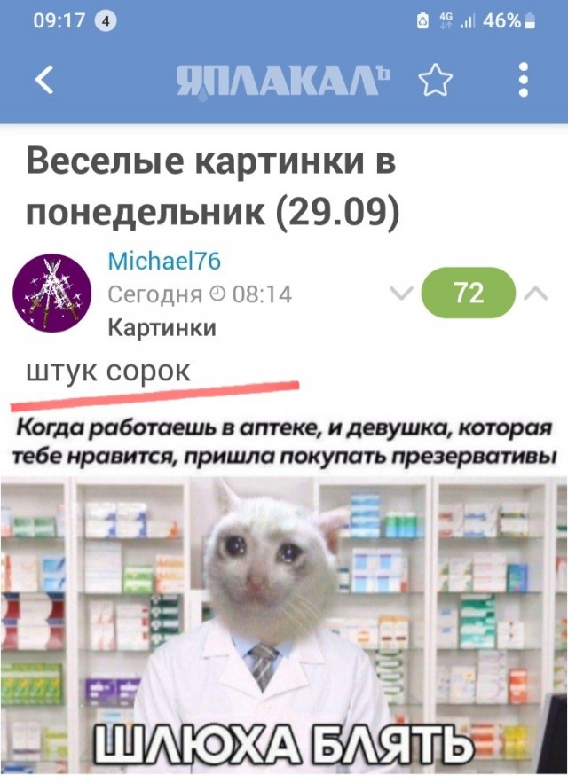 Веселые картинки в понедельник (29.09)