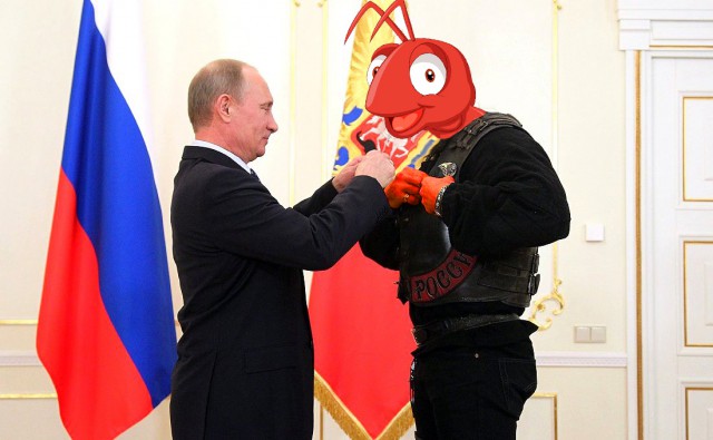 У Путина развалился стул