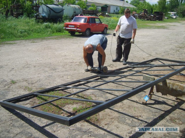 Откатные ворота своими руками