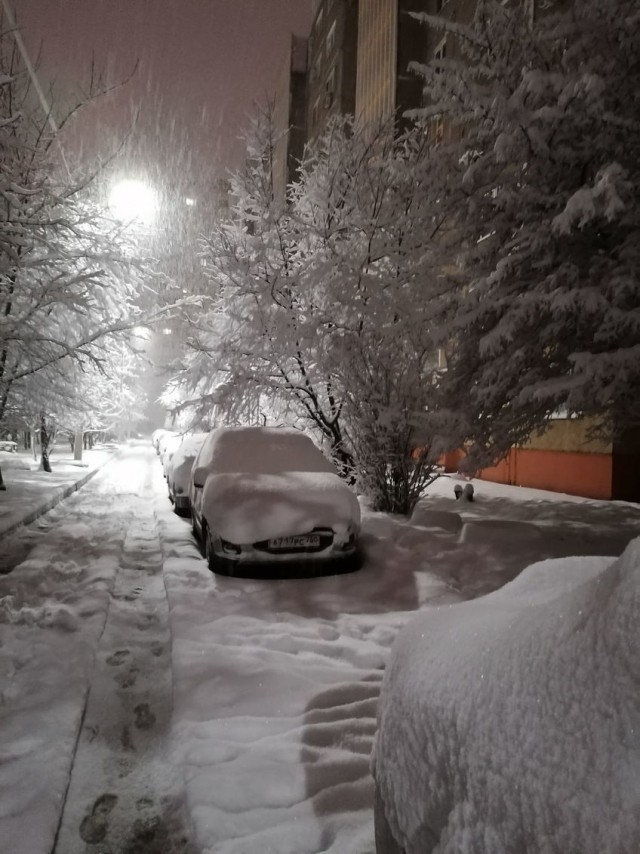 Опять зима в Москве