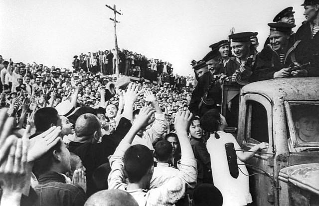Парад Победы над Японией в Харбине, 1945 год