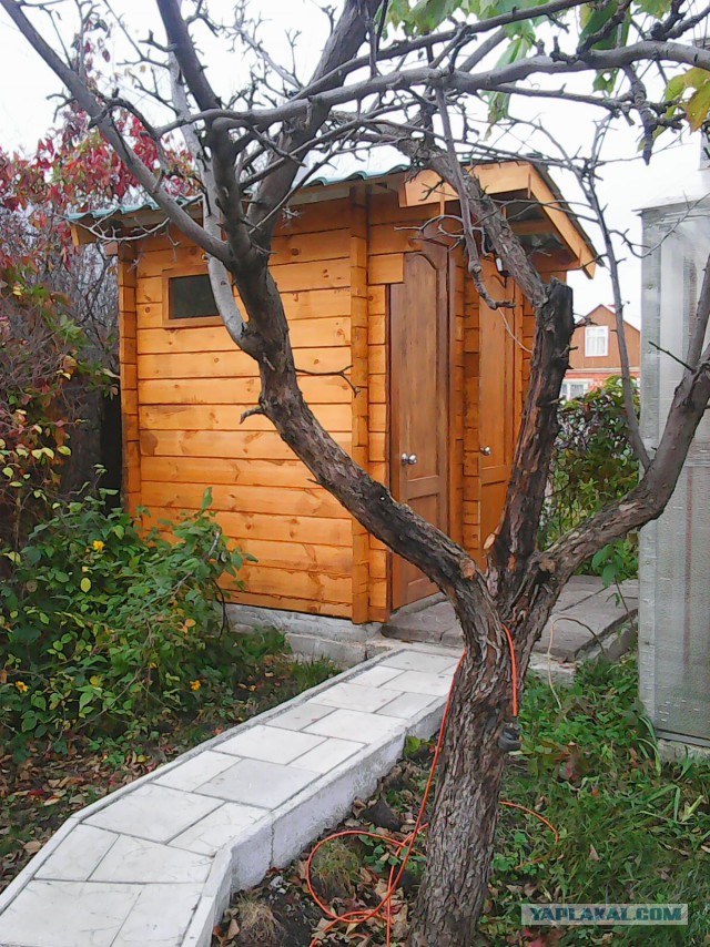 Туалет "лето-зима" для сада-дачи.