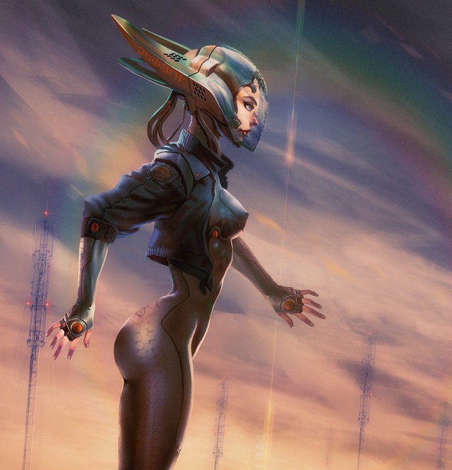 Рисунки : фантастика, Sci-Fi, киберпанк, постапокалипсис