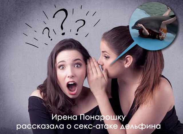 "Начал заталкивать на дно". Ирена Понарошку рассказала о секс-атаке дельфина