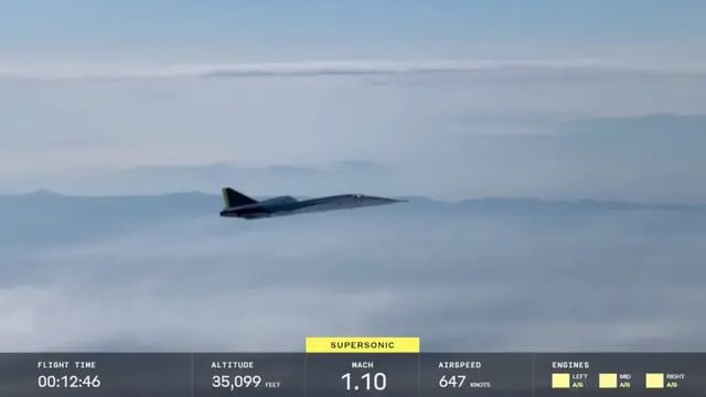 Первый в мире частный сверхзвуковой самолет BOOM