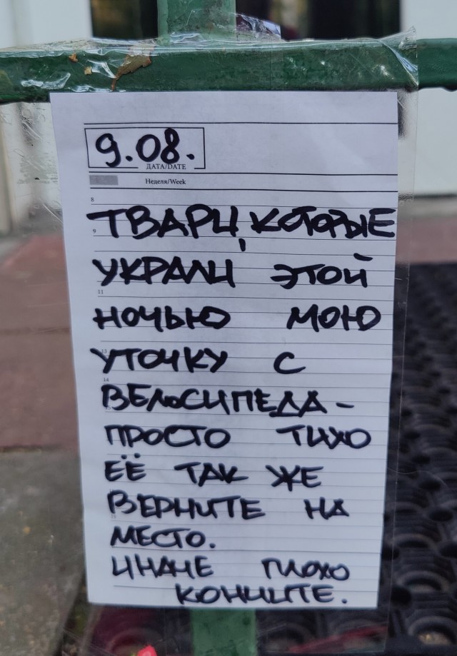 Твари, украли уточку!
