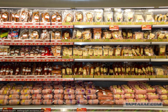 Цены на продукты в русском магазине в Германии.