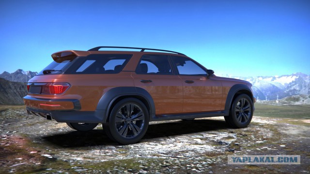Какой могла бы быть «Волга» ГАЗ-24: новые изображения