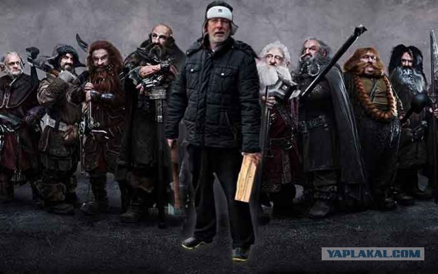 Дровишки в баню или "Гоблин" Пучков попал на фотожабу