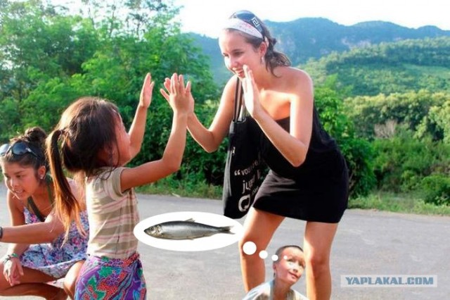 Фотожаба: любопытный парень