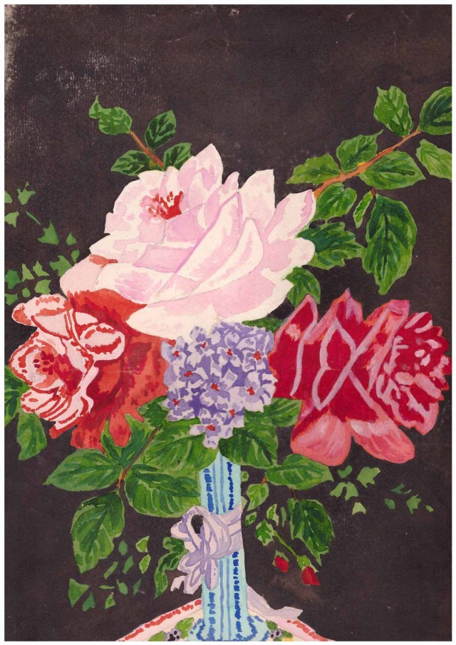Рисунки семиклассницы М.Папкович 1940г.