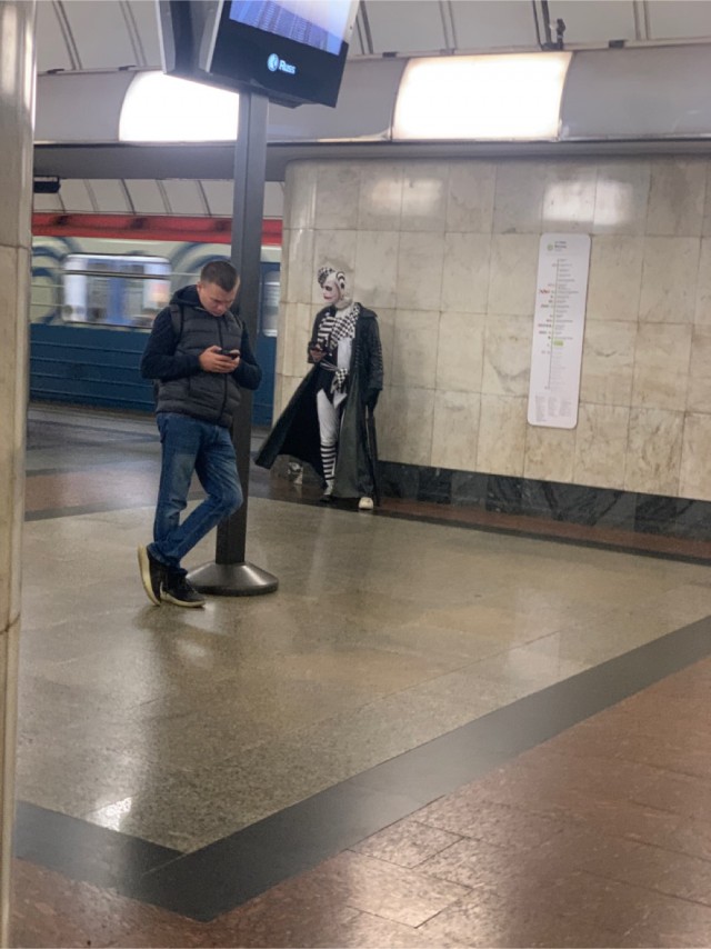 Модники из наших метрополитенов