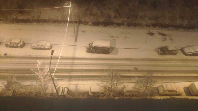 В Питере нас тупила зима.