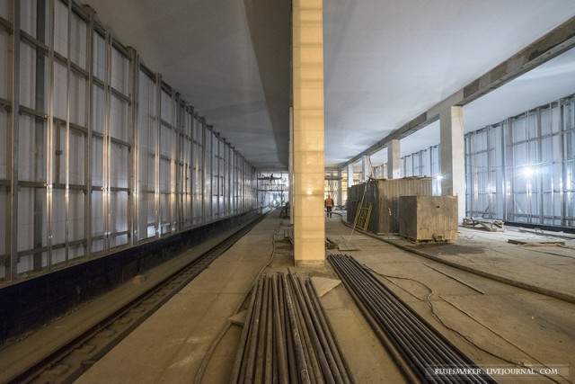 Как строят станцию московского метро