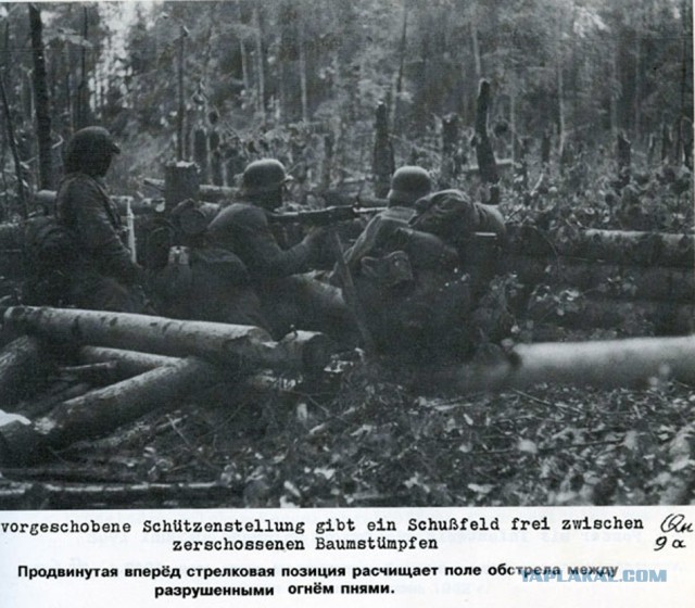 Фото с мест Волховской битвы (Вермахт)