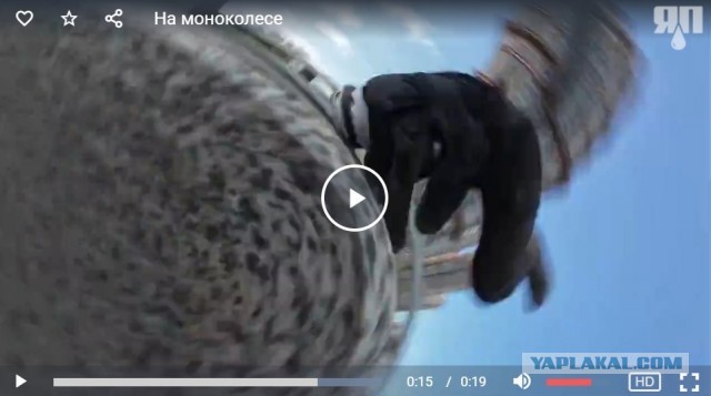 На моноколесе