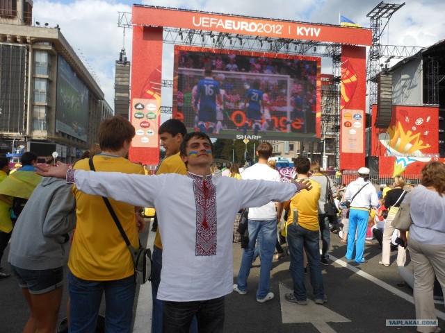 Евро-2012 в Киеве.