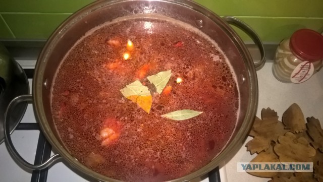 Холостяцкий борщ