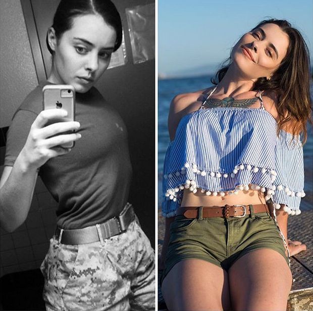 Что бывает, когда девушка-морпех увлекается бодибилдингом