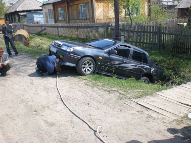 Деточка, подожди папу - не уезжай!