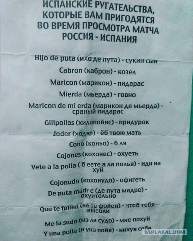 Начался матч Россия — Испания. Давайте дружно болеть!