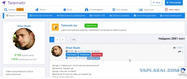 Илье Яшину запретили участвовать в выборах. Кто бы сомневался