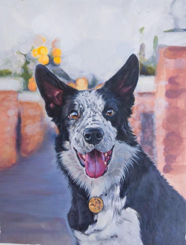 Пёсовый портрет. Рисунок