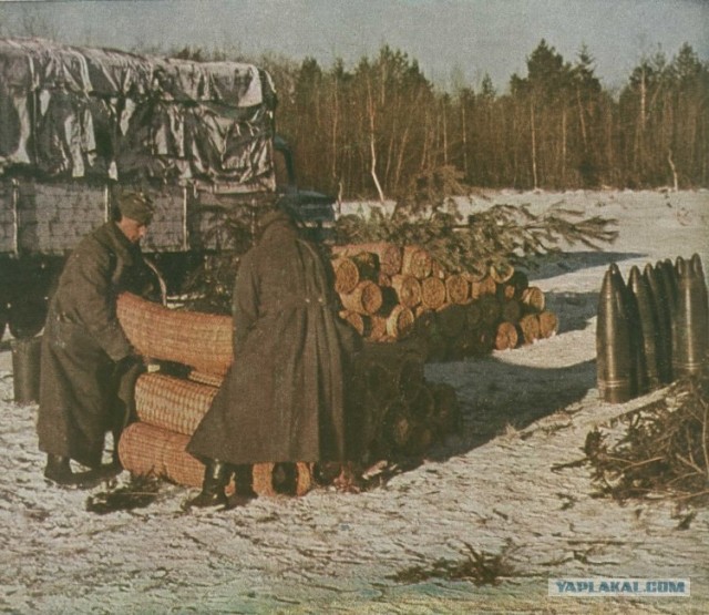 Фотографии второй мировой, многие цветные (фото)