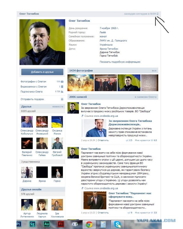 Тягнибок Умер .