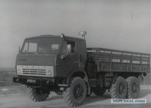 Автопробег грузовиков КАМАЗ 1978 год.